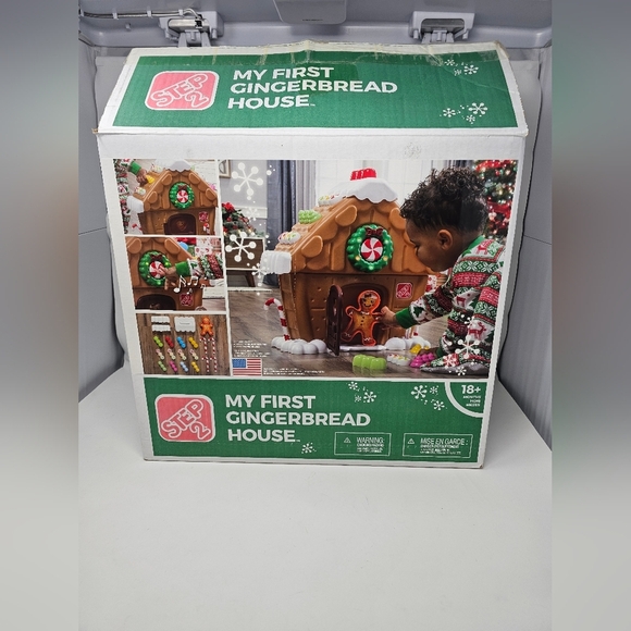 Step 2 My First Gingerbread House Interactive Toy Christmas Complete Works Great - Picture 9 of 11